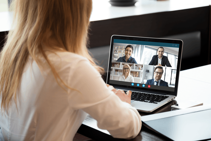 Video Interview Candidate on video interview